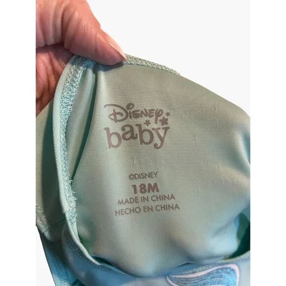 Disney Baby Ariel Mermaid Dress Infant Girls Size 18 months Tulle Skirt Twins Ex - Picture 3 of 6